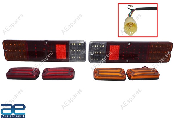 LED Heckleuchte Mit Seitenblinker Set FüR Suzuki Samurai SJ413 SJ410-image