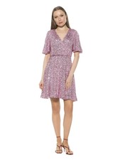 Alexia Admor Women's Oakless Sequin Dress Pink Size S (NWT)