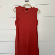 J. Crew Women’s Small Red Orange Sleeveless Tank Dress