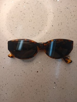 Gentlemonster Gisele T1 Sunglasses Brown Frame Black Lenses