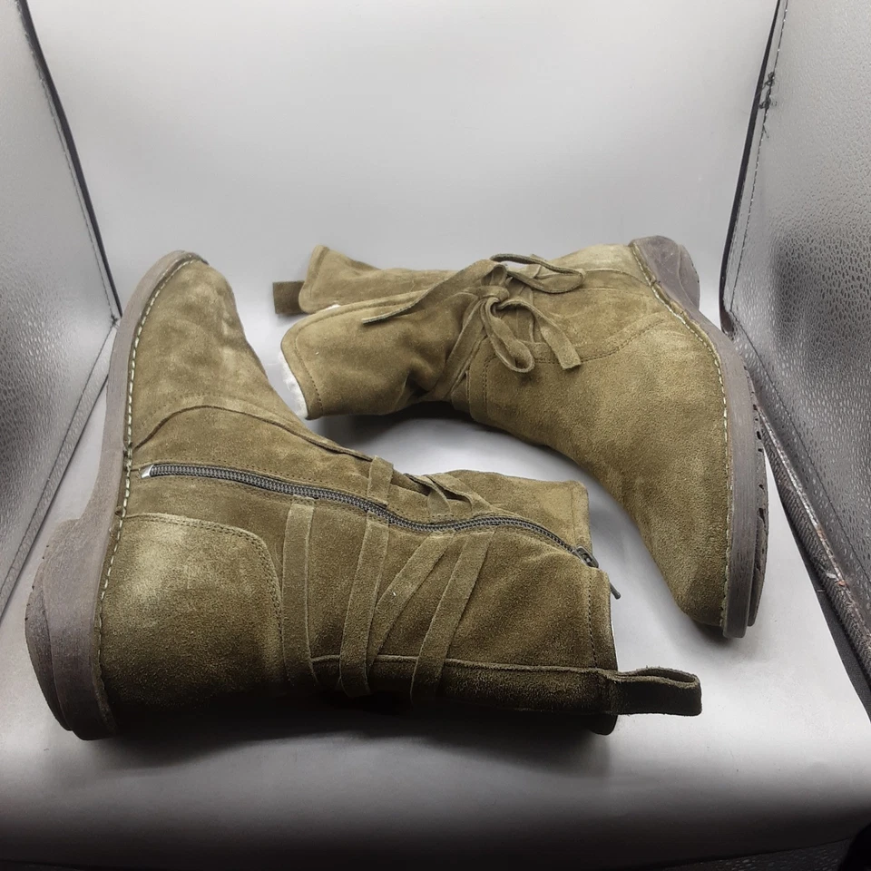 Botines Miz Mooz Gamuza Lana Forrados Prance 9.5-10M EU41 Forest E54 Foto 4 de 4