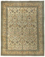 Vintage Handmade Oriental Carpet Rug One-of-a-Kind Medallion Design 9X12 ft