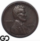 1926-S Lincoln Cent Wheat Penny, Scarce San Francisco Date, AU