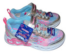 ~NWT Girls SKECHERS Light-Up Heart Jewels Sneakers! Size 3 Super Cute FS:)~