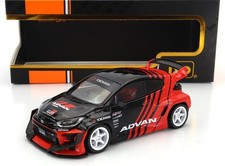 IXO 1/43 Toyota GR Yaris Pandem Advan 2022 Black/Red MOC328