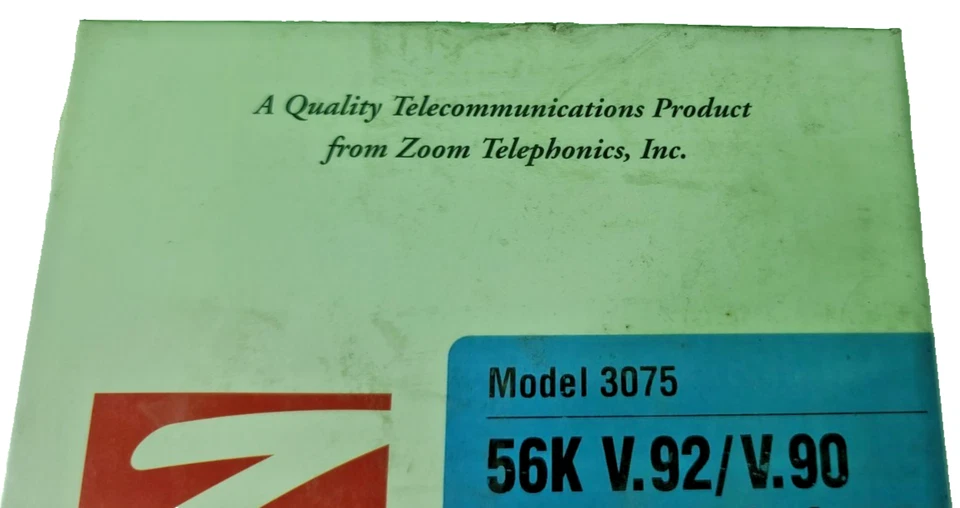 New Vintage Zoom 3075 56k V.92/V.90 PC Card Modem. PCMCIA - Image 3 of 4