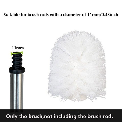 #ad #ad 3Pc Universal Toilet Brush Head Replacement Bathroom WC Clean Accessories Spares $11.44