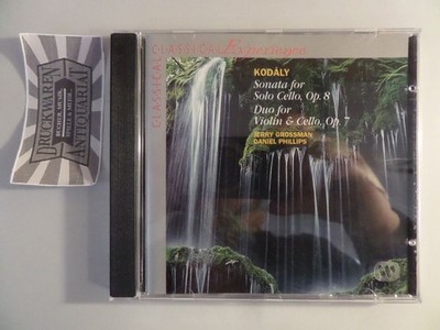 Kodaly: Sonata for Solo Cello Op.8 / Duo für Violin & Cello Op.7 [CD]. Grossmann