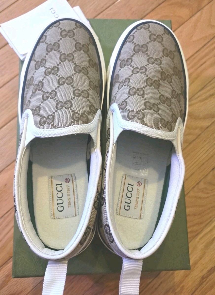 NIB Gucci Tennis 1977 Slip-On Sneaker (Women) Sz 7us 37eu | eBay