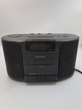 Sony Dream Machine ICF-CS650 AM/FM Radio Cassette Player Alarm Clock Vintage