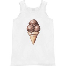'Chocolate Ice Cream Cone' Adult Vest / Tank Top AV060708 