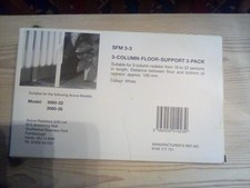 Acova Heizkörperstützbeine für 3 Säulen Heizkörper 3 Paar Beine pro Box