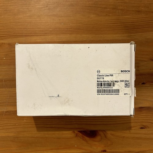 Bosch Classic Line PIR DS778 Motion Detector Sensor for Security ...