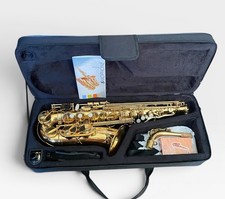 Alto Saxophone Outfit With Case Reeds Strap & Mouthpiece Excellent Cond