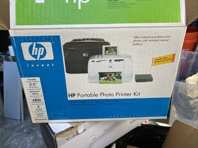 HP Photosmart 375 portable printer  HP Internal Battery w/case