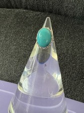 Kingman Turquoise Ring Sterling Silver 925 - Size 9