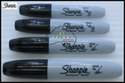 4 x BLACK Sharpie 38201 Permanent Chisel Tip 1-5mm width Markers
