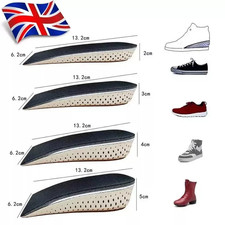 Height Increase Insoles Men Women Invisible Heel Lift Taller Shoe Inserts 2 Pads