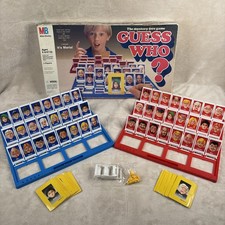 Guess Who? Board Game Milton Bradley Vintage 1991 95% Complete