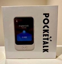 POCKETALK S Translator Global Communication eSIM 2years 74 languages White New