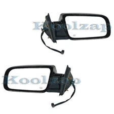 For 98-00 C/K Truck, Suburban, Tahoe Rear View Door Mirror Power Heated SET PAIR