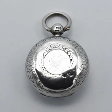 Edwardian Sterling Solid Silver Sovereign Case 1903