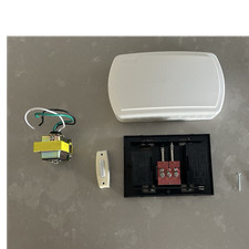 NuTone C906 Wired Mechanical Door Chime Kit with Button and Transformer