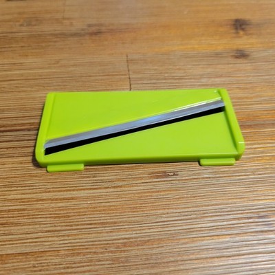 Raiqee Food Chopper Slicer Smooth Slicer Blade Replacement Part Green Plastic