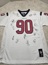 Houston Texans NFL 2016 15x's Autographed Jersey Youth Size L No COA