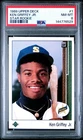 1989 Upper Deck Ken Griffey Jr Star Rookie #1 PSA 8 NM-MT