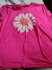WOMENS PLUS SIZE 4X FLOWER T SHIRT