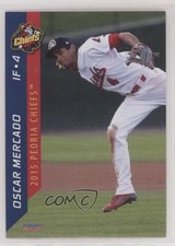 2015 Choice Peoria Chiefs Oscar Mercado #15 0w8