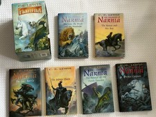 The Chronicles of Narnia 6 of 7 Hardback Books In Case Set as Photos Shown