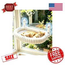 Qvamodo Cat Window Perch White Hammock
