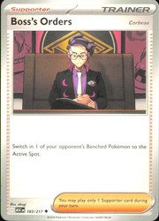Boss's Orders (Corbeau) 183/217 Ascended Heroes Reverse Holo Pokemon Card