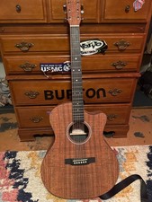 Martin GPC Special Koa Pattern HPL Grand Performance Acoustic-Electric Guitar Na