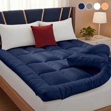 Extra Thick Deep Mattress Topper Pad 4"/10 cm Hotel Quality Twin Full Queen King