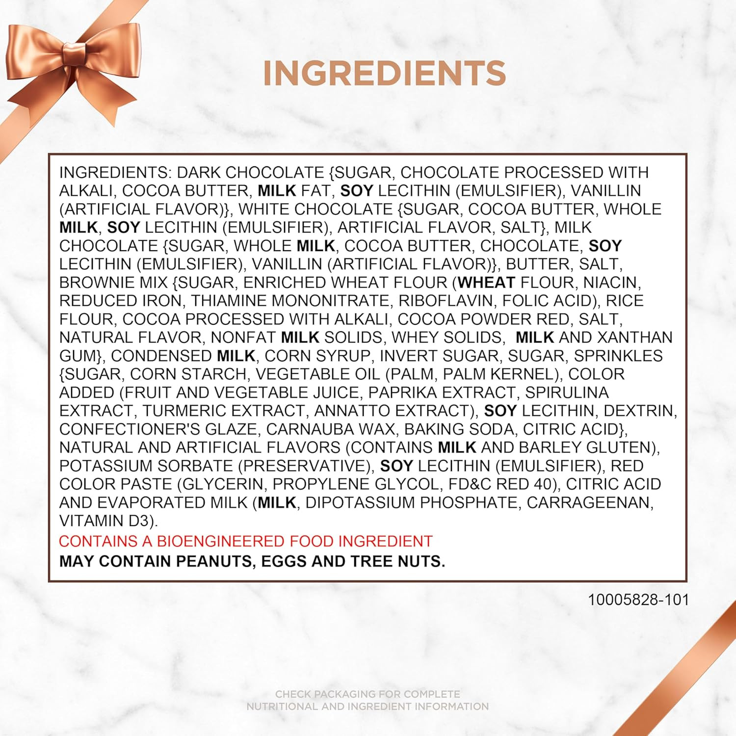 Assorted Milk & Dark Chocolate Dessert Inspired Truffles Candy Gift Box, 14.9 Oz