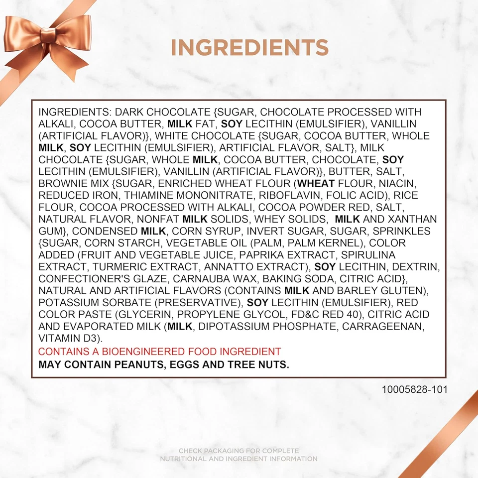 Assorted Milk & Dark Chocolate Dessert Inspired Truffles Candy Gift Box, 14.9 Oz - Image 3 of 4