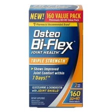 Osteo Bi-Flex Triple Strength Joint Health Dietary Supplements 160 Ct Fast Ship
