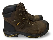 Keen Steel Toe Brown Leather Mt Vernon Waterproof Mens Boots Size 14 D