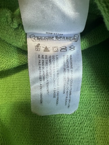 Matty Boy Sex Records Chrome Hearts Hoodie Green Size Large - Picture 11 of 14