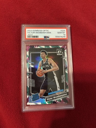 Victor Wembanyama [Jazz] #225 2023 Panini Donruss Optic card