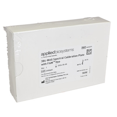 Applied Biosystems 384-Well Spectral Calibration Plate with FAM Dye 4432271