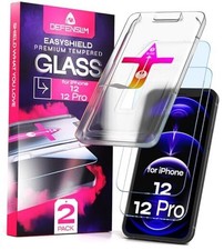 Screen Protector for iPhone 12/12 Pro 2Pack , Easy for iPhone 12 / 12 Pro