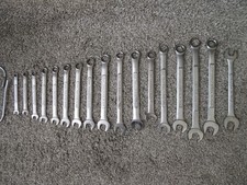 Vintage Craftsman 17-piece Mixed Metric Sae Wrench Set - Made In Usa Vintage Craftsman 17-piece Mixed Metric Sae Wrench Set - Made In Usa