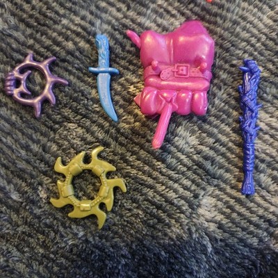 1980s-1990s TMNT accessories Lot Of 5