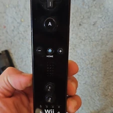 Nintendo Wireless Motion Controller RVL-036 Black for Wii Remote