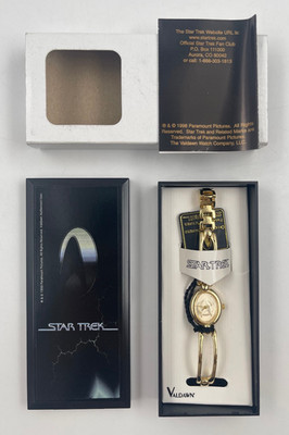 Star Trek Valdawn 2124 Ladies Starfleet Logo Watch - New with Original Box 1998
