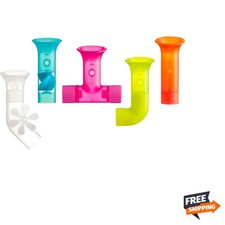 Interactive Multicolored Toddler Bath Pipes - Fun Sensory Play for Ages 12 